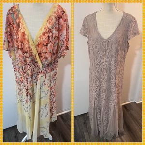 2 XL Dressy Nice Dresses